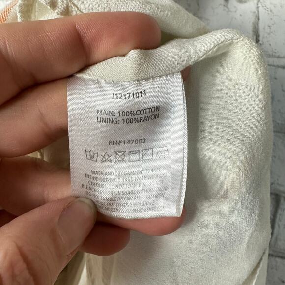 The Jetset Diaries TJD Dress Brighten Maxi Stripe Cotton White Blue Pink M - Picture 5 of 7